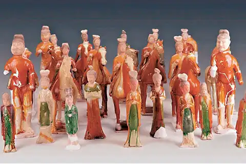 A Tang Sancai Ceramic Horse